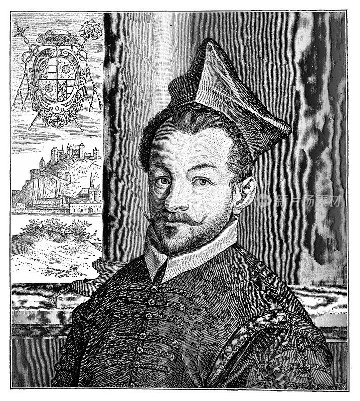 沃尔夫・迪特里希・冯・赖特瑙(1559年3月26日- 1617年1月16日)，萨尔斯堡大主教(1587年- 1612年)